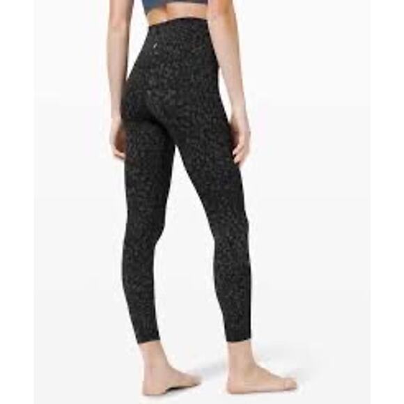 Lululemon Align Pant II Wild Thing Camo Deep Coal Multi Size 8 - Picture 1 of 6